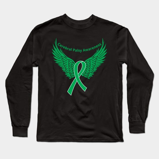 Cerebral Palsy Awareness Long Sleeve T-Shirt by feelingreat